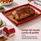 🍪 Tappetino da Forno in Silicone 2-in-1 Pieghevole ✨ Teglia Antiaderente con Bottoni a Pressione e Bordi Rialzati | Tappetino Termoresistente per Impasto, Arrosti e Dolci 🥐