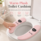 🚽 Copriwater Termico Adesivo Elettrostatico (1 Coppia) ❄️ | Morbido Velluto Caldo Lavabile e Riutilizzabile ✨ | Senza Colla Anti-Residuo e Universale Sagomabile (33,5x8 cm) 🌸