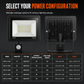 💡 Faro LED da Esterno 50W con Sensore di Movimento PIR 🛡️ | Lampada di Sicurezza Impermeabile IP66 in Alluminio | Fascio 120° ad Alta Luminosità per Giardino e Garage 🏡✨