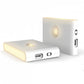 💡 Luce Notturna LED con Sensore di Movimento e Crepuscolare 🌙 | Luce Calda 2700K Soffusa Ricaricabile USB-C 🔋 | Attacco Magnetico Senza Fili per Scale, Corridoio e Armadio ✨🏡