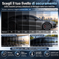 🚗 Pellicola Oscurante per Vetri Auto e Casa ☀️ | Adesione Statica Senza Colla ✨ | Blocco UV 99% Isolamento Termico e Privacy Diurna | Rotolo 50x300 cm con Kit Montaggio 🪟