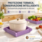 🍳 Sottopentola Magnetico in Silicone 2-in-1 🧲 | Tappetino Termoresistente e Vassoio Pieghevole per Pentole Calde 🍲 | Fissaggio Salvaspazio per Frigorifero (5 Colori) ✨🛡️