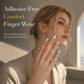 💅 Set 5 Anelli per Unghie in Metallo a Specchio ✨ | Armatura Polpastrelli Senza Colla Regolabile 💍 | Gioiello Avant-Garde per Feste, Shooting ed Eventi (Oro e Argento) 👑