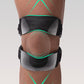 🦵 Ginocchiera con Stabilizzatore Rotuleo a Doppia Cinghia ⚡ | Cuscinetto in Silicone a U Ammortizzante 🛡️ | Tutore Ginocchio Regolabile Traspirante per Sport e Corsa 🏃‍♂️