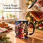 🎅 Tazza Magica Natalizia Termosensibile che Cambia Colore ✨ Mug in Ceramica con Babbo Natale al Calore ☕ | Capacità 350ml Manico a C | Regalo di Natale per Caffè e Cioccolata 🎄