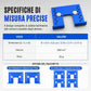 🧲 Dima Guida Magnetica per Cerniere Mobili 🚪 Maschera di Allineamento e Foratura Precisa in Alluminio Anodizzato | Con Scale Laser e Multi-Offset per Ante e Armadi ✨