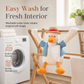 🦆 Porta Fazzoletti in Peluche a Papera 🧻 Dispenser Salviette Multiuso da Appendere o Tavolo | Morbido e Lavabile con Cerniera | Decorazione Dolce per Casa, Camera e Auto ✨