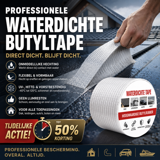 🛠️ Nastro Sigillante Impermeabile in Alluminio Butilico 💧 | Blocca Perdite Istantanee su Tetti, Tubi e Grondaie 🏠 | Resiste a Calore, UV, Pioggia e Gelo ☀️ | Lunghezza 10m ✨