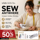 🧵 Mini Macchina da Cucire Elettrica Portatile – Ripara Vestiti, Crea Progetti Fai-da-Te & Cuce in Viaggio | 3 Velocità | Tessuti Sottili & Spessi | Kit Accessori Incluso ✨