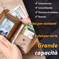 Portafoglio con blocco RFID da uomo