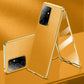 Custodia magnetica bifacciale in pelle + vetro per Samsung S23 Ultra