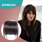 Estensioni dei capelli con frangia clip-in 3D senza cuciture