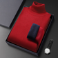 Maglione in cashmere a collo alto di alta qualità per uomo in inverno