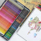 Set di 48 pastelli colorati, pennarelli colorati oleosi-1