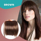 Estensioni dei capelli con frangia clip-in 3D senza cuciture