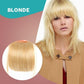 Estensioni dei capelli con frangia clip-in 3D senza cuciture