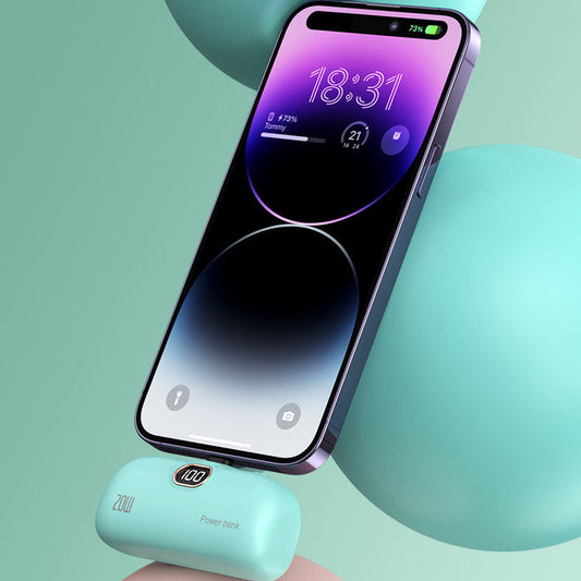 🔥Acquista 2 pezzi con spedizione gratuita🔥 Power bank wireless portatile grande quanto un rossetto da 5000 mAh