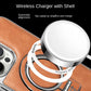 Custodia per iPhone in pelle di lusso con supporto invisibile