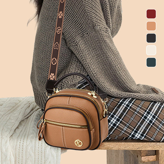 Versatile borsa crossbody in pelle PU - con tracolla larga e regolabile